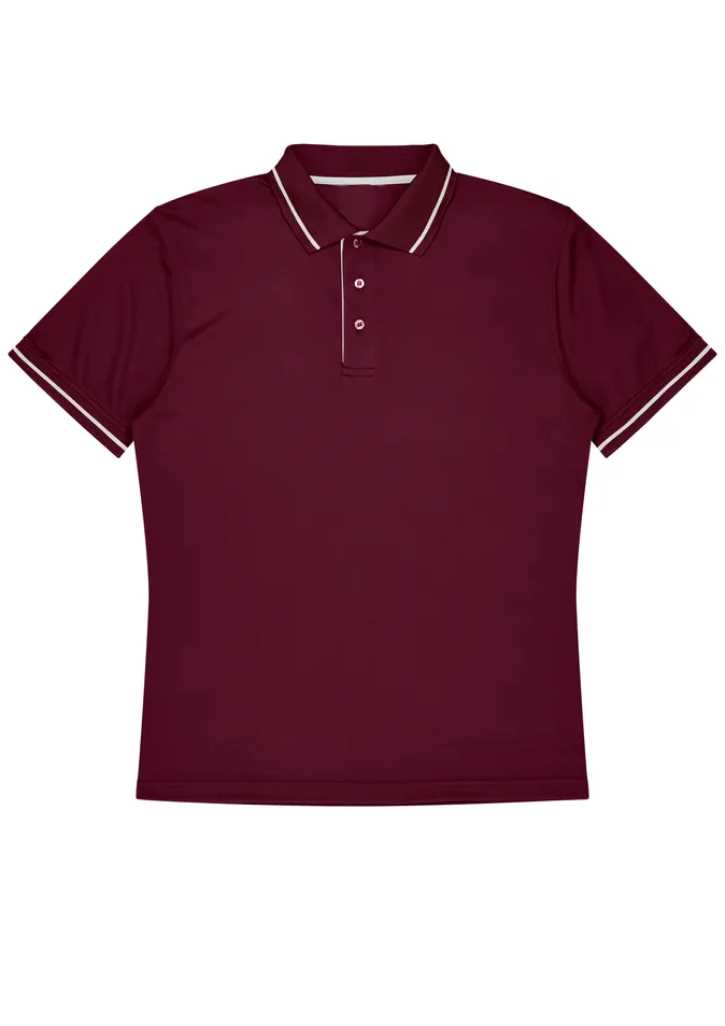 St Joseph's Balclutha Polo Maroon/White