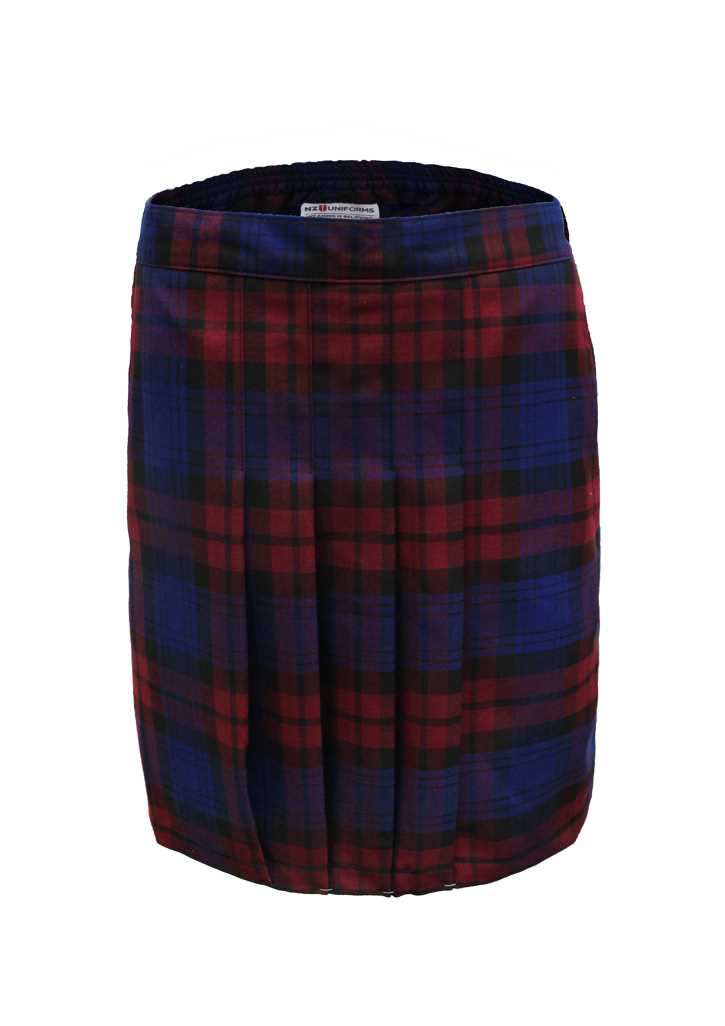 St Joseph's Balclutha Skort Tartan Royal/Maroon